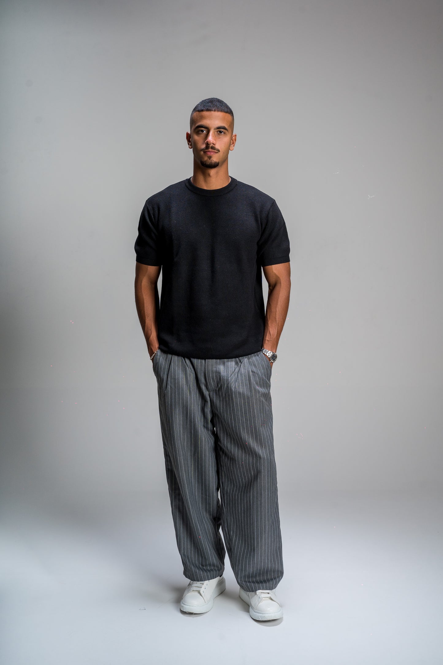 Black Knitted t-shirt