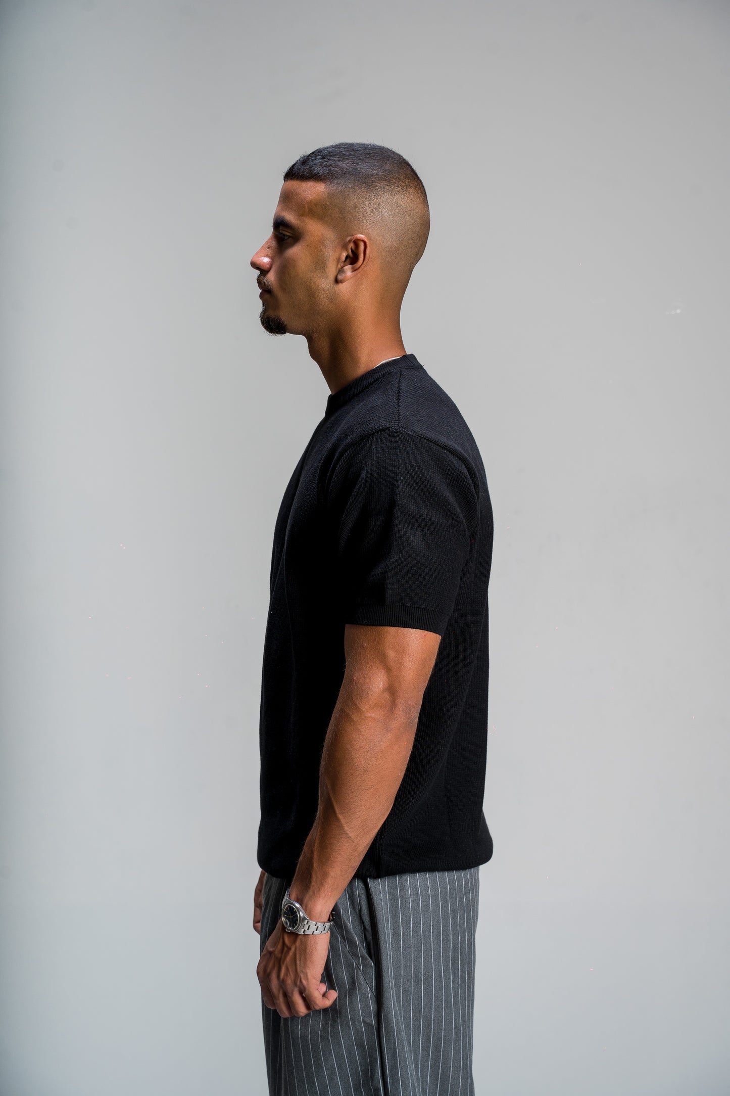 Black Knitted t-shirt