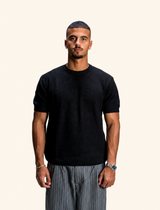 Black Knitted T-shirt